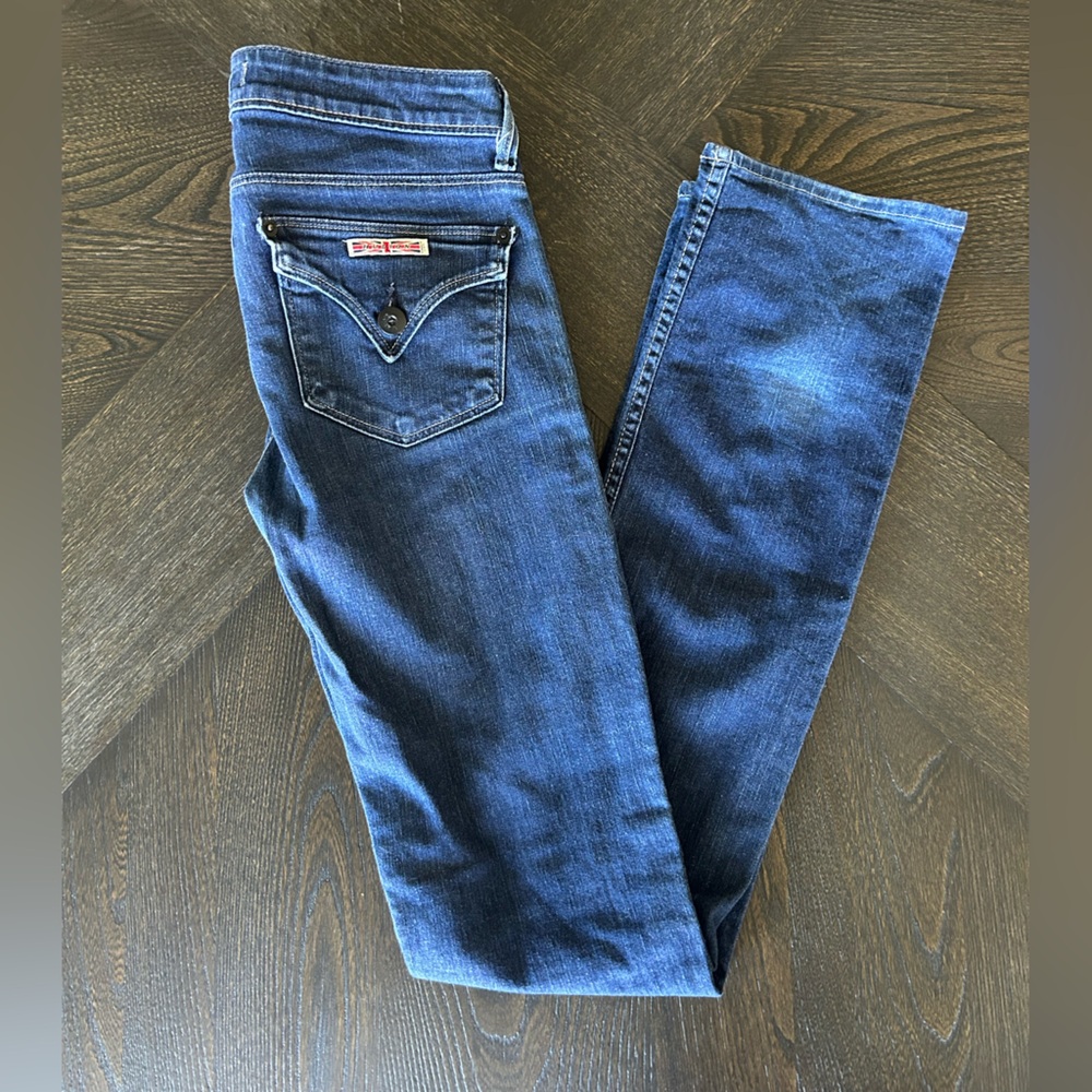 Hudson Jeans Women's Low Rise Boot Cut in Deep Blue